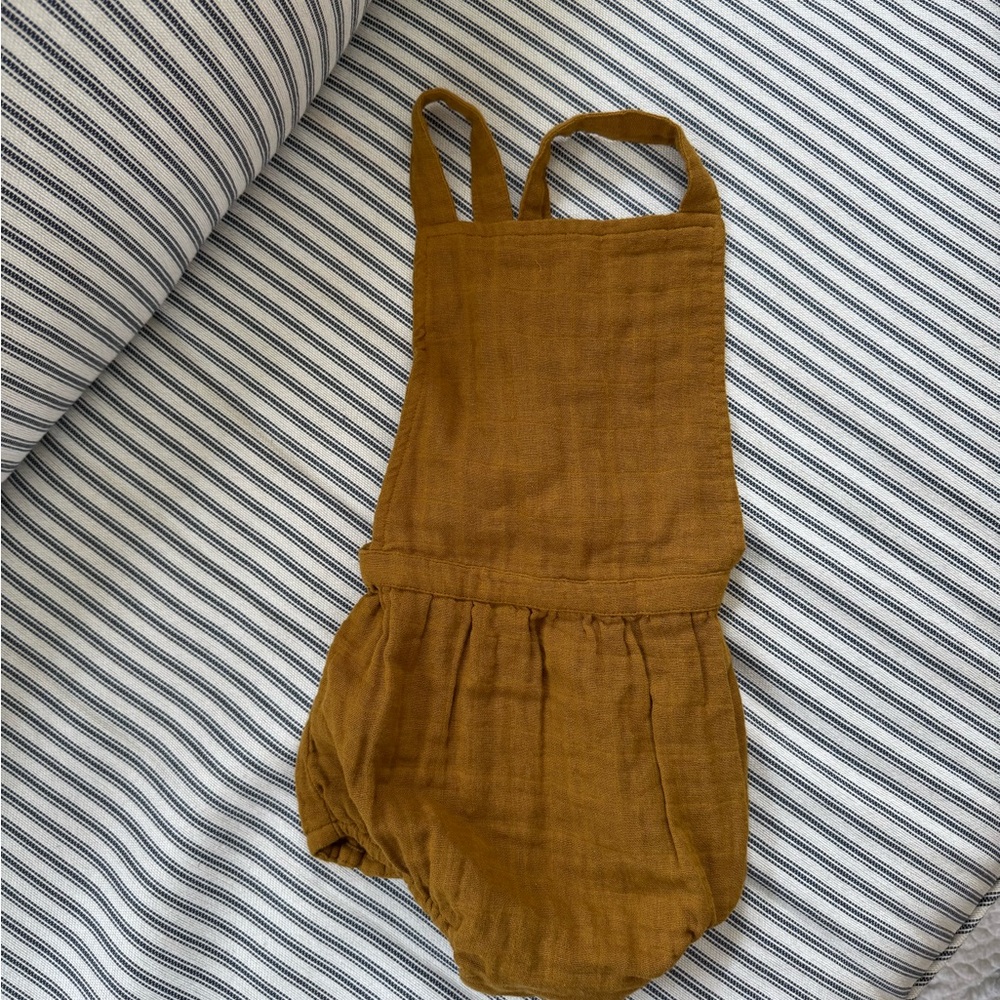 Jamie Kay Brown Overalls with Adjustable Straps